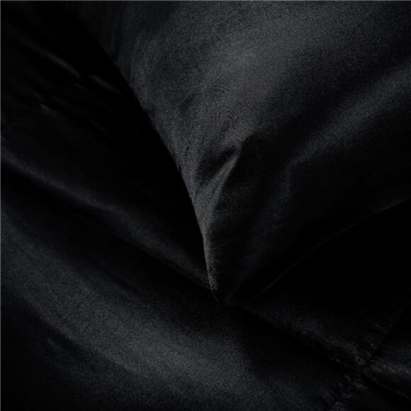 3-Piece Reversible King Size Silk Comforter Set/Bedding Set,Soft Satin Comforter - Picture 3 of 7